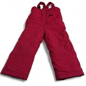 Lands End Pink snow pants for kids size 5-6  #wintergear #snowday #skiing